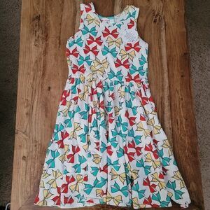 2/$30 NWT Bows Tank Dress